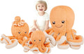 DENTRUN Octopus Stuffed Animals, Giant Octopus Plush Doll Play Toys for Kids Girls Boys Adults Birthday Xmas Halloween Present Stuffed Sea Animals Plushie, 7/16/24/32 Inches, 5 Colors