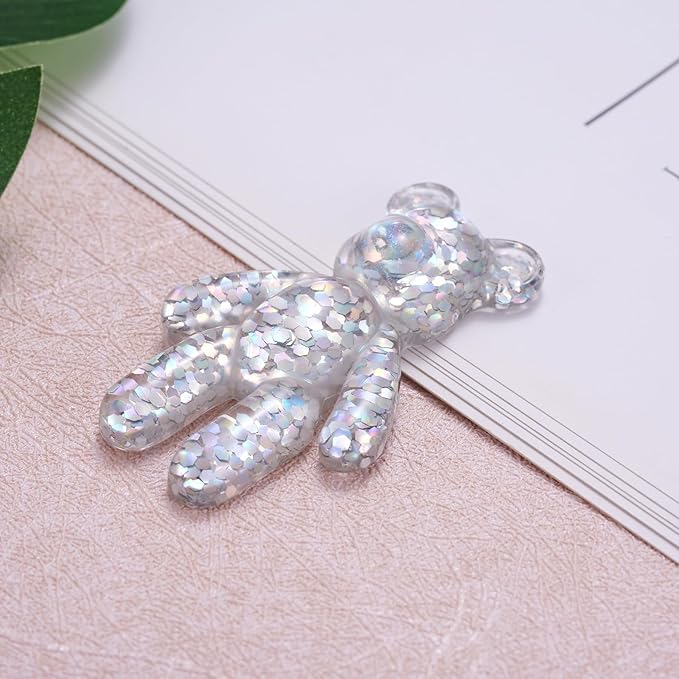 Aesnefe Pocket Bear Hug Anxiety Relief, Mental Health Positivity, Autism Fidget, Stress Relief for Her, Comforting Back to School Gift - White
