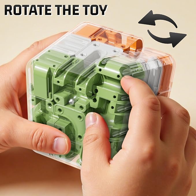 MSKOLER 3D Games Puzzle for Kids 3-5 8-12, Education Sensory Toys with Color-Match and Ball, Birthday Gift for Adults Kids 8 9+ Year Old Boy