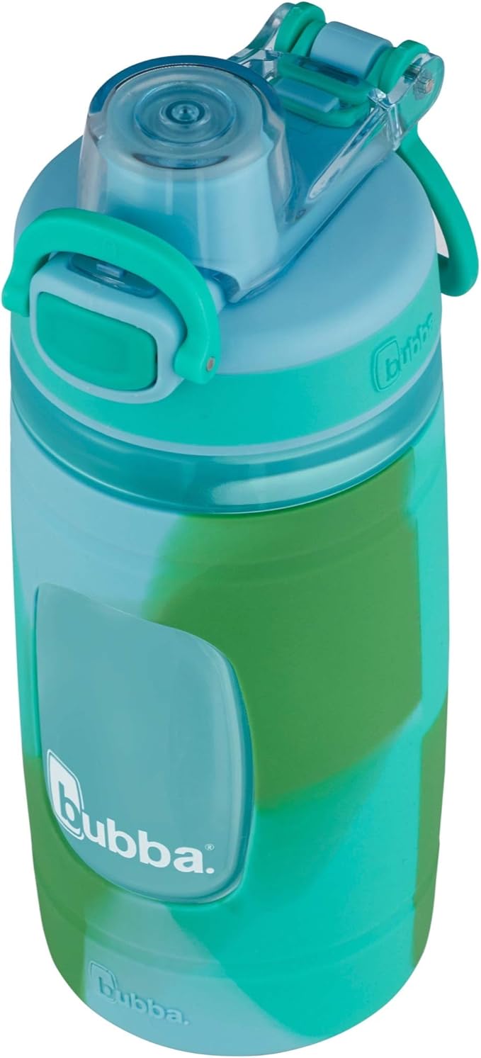 Bubba Flo Kids Water Bottle with Silicone Sleeve, 16oz | Rock Candy and Kiwi | Pack of 4