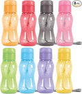 MILTON 8 pack 6 oz Kids Water Bottle for School Leak Free Flip Lid- Portable Small Sports Water Bottle for Adults Carry Strap Party Favors for Kids Treats Prizes Gifts Goodie Bag Stuffers Bulk Pack