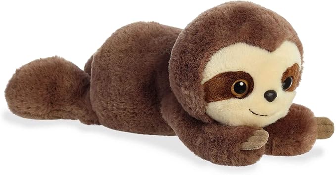 Aurora® Adorable Flopsie™ Smiles Sloth™ Stuffed Animal - Used to Create Imaginative Play Adventures - Perfect for Birthdays, Kids and Adults, All Ages - Brown 12 Inches