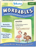 Skillmatics Vocabulary Flash Cards for Kids - Learn 100 Words with Wordplay, Visuals, & Soundplay, Educational Gift for Ages 8, 9, 10 & Up, Screen-Free Language Game