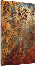 Shabby Old Aged Rust Rusty 1-Gang Blank Wallplate Jumbo Size Red Print Outlet Light Switch Cover Decorative Switch Face Plate Cover