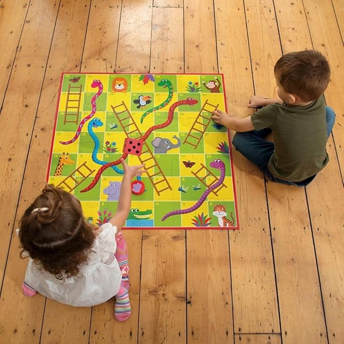 Galt Toys, Giant Snakes & Ladders Puzzle, for Ages 36