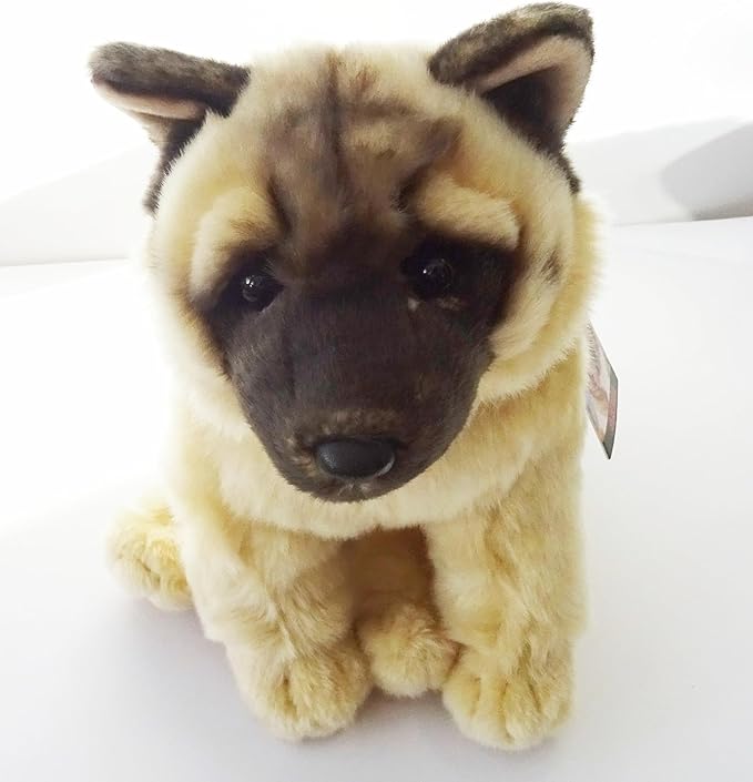 Akita Plush Toy Dog Plushie Can Be Personalized & Customized With An Engraved Tag, Collar and Stunning Gift Wrap