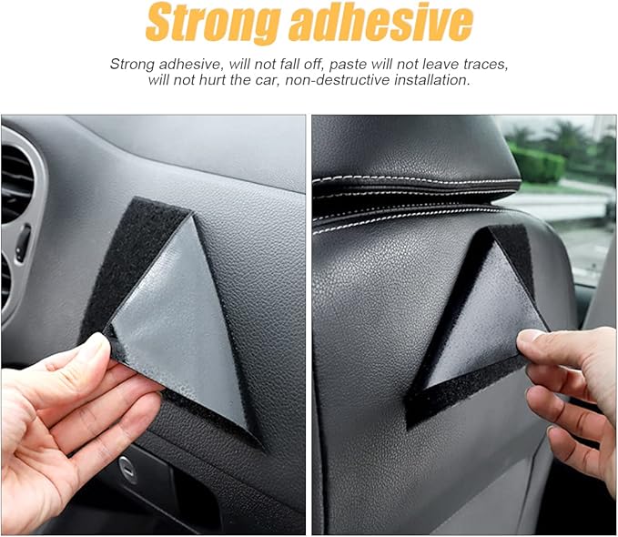 Moly Magnolia Car Seat Side Pocket Organizer, American Flag PU Leather Storage Bag, Pen Phone Holder Tray Pouch Seat Gap Filler, Interior Accessories for Auto Door Window Console (Beige)