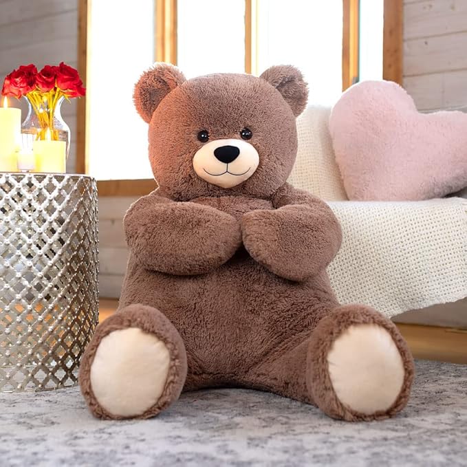 Vermont Teddy Bear Giant Teddy Bear Stuffed Animal | 4 Foot Teddy Bear Plush Toy | Emotional Support Plush for Baby Shower Decorations for Kids and Adults | Crafted in the USA