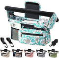 Baby Stroller Organizer, Universal Stroller Organizer with Detachable Phone Bag, Stroller Caddy with 2 Insulated Cup Holders, Buggy Organizer Bag with 2 Hooks Fits Most Strollers (Sloth)
