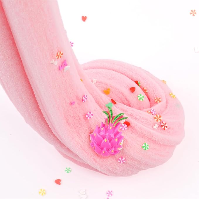 4 Pack Cloud Slime Kit, Soft and Non-Sticky Stress Relief Toy for Girls Boys Education, Party Gift and Birthday Gift, Kid Fun Toys