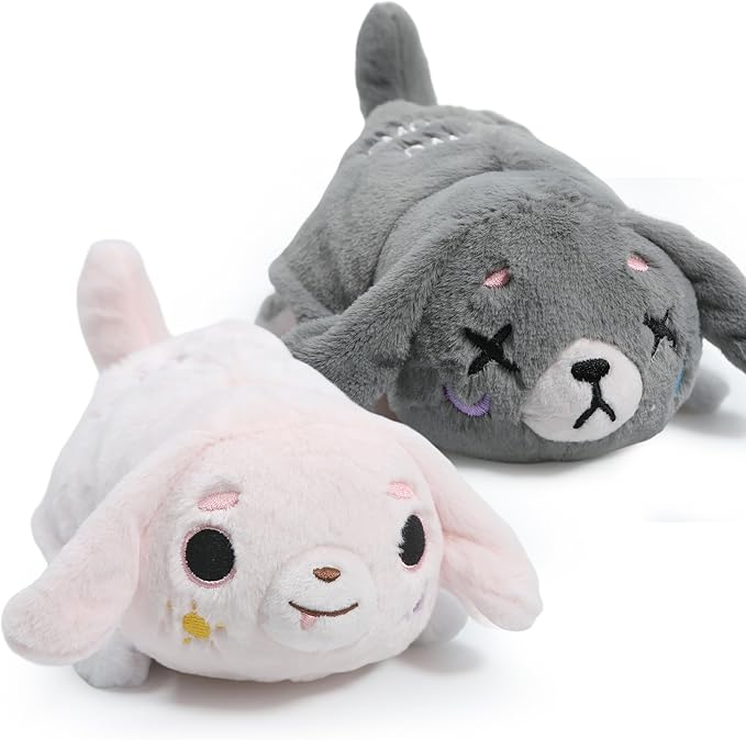 Mood Puppy Plush Toy – Double-Sided Feelings Dog for Emotional Expression, Soft Comfort Stuffed Animal Companion, Cute 6 Inch Plush Gift for Kids, Teens & Adults