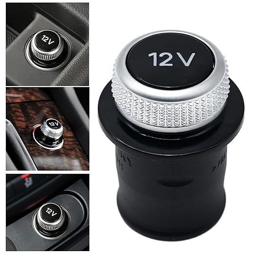 VIKKSAER 12V Auto Cigarette Lighter Dummy Cover Socket, 4H0919311 Replacement for Audi A4 A6 A8 Q3 A7