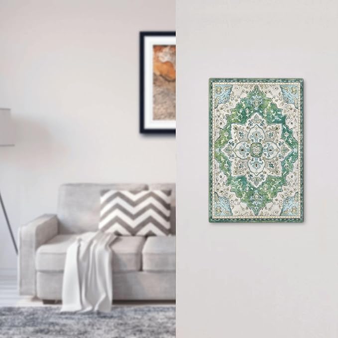 Sage Green Boho Vintage Floral Light Switch Cover Plate 1 Gang No Device Blank Electrical Wall Plates Faceplate Decorative Switch Plate Covers for Bedroom Living Room Decor