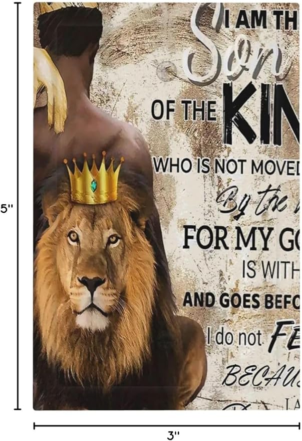 Quotes African Man Afro Lion 1 Gang No Device Wall Plate Decorative Blank Light Switch Cover Switchplate Electrical Faceplate for Bathroom Home Bedroom Art Decor