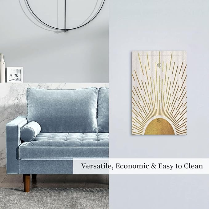 Decorative Switch Plate Covers Midcentury Golden Sun Minimalism Sunrise 1 Gang No Device Light Switch Cover Plate Blank Wall Plate Cover Switchplate Electrical Faceplate for Bedroom Decor