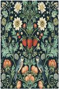 Light Switch Cover Strawberry Birds Flowers Plant Morris Floral Decorative Switch Plates 1 Gang Blank No Device Outlet Covers Electrical Wall Plates for Bathroom Bedroom Decor
