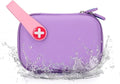 Mini First Aid Kit, 113 Pc. Water-Resistant Hard Toddler Kids Small Cute Case for Car, Home - TSA-Approved Travel Size