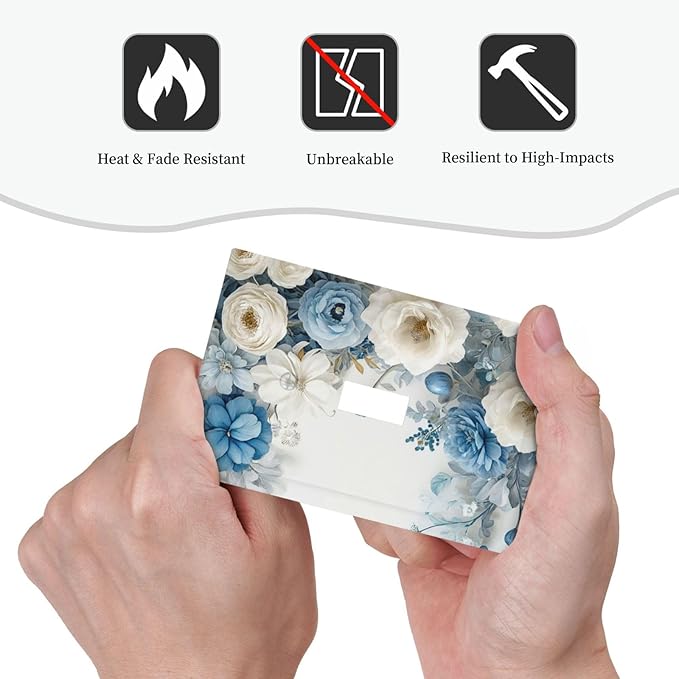 Decorative Light Switch Cover Blue Rose White Flowers Rustic Floral 1 Gang Wall Plate Oversized Single Toggle Wall Cover Jumbo Electrical Switchplate Face