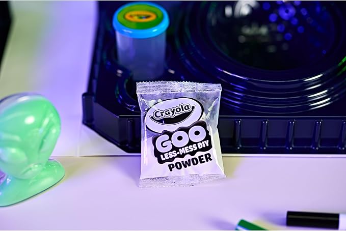 Crayola Goo All-in-1 Sensory Station, Galactic Slime Making Kit for Kids, Essential Easter Basket Stuffers, Less Mess, DIY Arts & Crafts Set, Gifts for Kids, Ages 6+