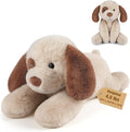 Bobbie & Laxi 24" & 4.5lbs Dog Stuffed Animal, Sitting & Laying Weighted Stuffed Animals, Cuddly & Soft Weighted Dog Plush for Adults & Kids, Dog Gifts for Christmas & Valentine’s Day