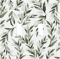 Green Leaf Olive Leaf Sage Floral Decorative Switch Plates 2 Gang Double Toggle Outlet Light Switch Cover Wall Plate Electrical Faceplate for Bedroom Living Room Decor