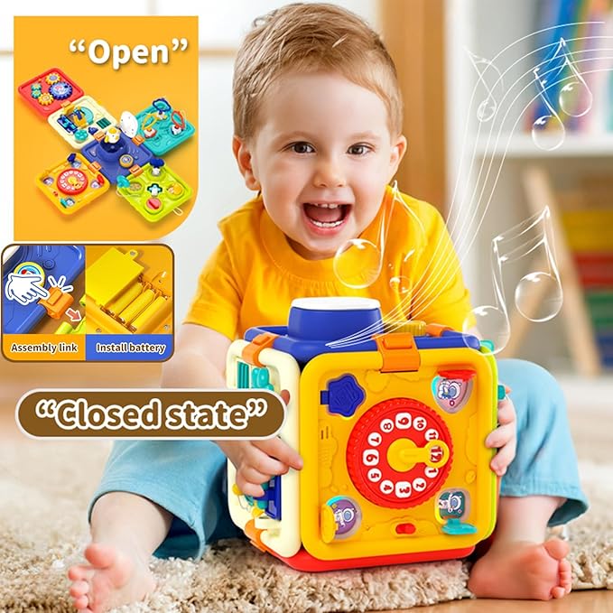 Toys for 1 2 Year Old Boy Montessori Busy Board Educational Learning Toddler Toys One Year Old Boy and Girl Gifts