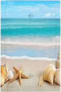 Light Switch Cover Plate Seashells Beach Starfish Scallop 1 Gang No Device Blank Electrical Wall Plates Faceplate Decorative Switch Plate For Bathroom Home Decor