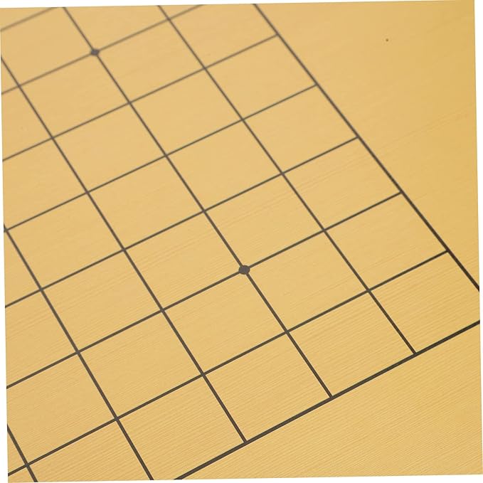 BESPORTBLE 2pcs Elegant Go Chessboard Pattern Design Boys and Girls Go Chess Boards Wooden Educational Chess Game