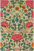 William Morris Roses Floral 1 Gang Light Switch Cover Electrical VintageTulip Flower Plant Bird No Device Wall Plate Switchplates Decorative for Country Bedroom Kitchen Living Room Decor