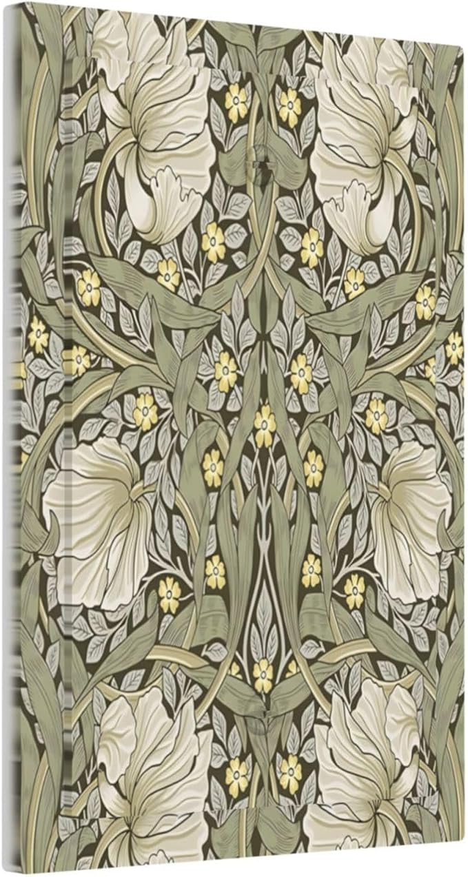 William Morris Pimpernel Flowers Plant Floral Light Switch Cover Plate 1 Gang No Device Blank Electrical Wall Plates Faceplate Decorative Switch Plate Covers for Farmhouse Living Room Decor