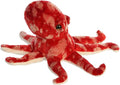 Aurora® Adorable Mini Flopsie™ Pacy Octopus™ Stuffed Animal - Mini Companions Ready for Playful Adventures - for Kids All Ages, Toddlers, Adults, and Families - Red 10 Inches