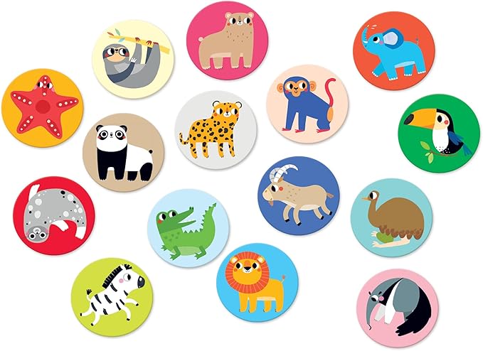 On-The-Go Memory Game Wild Animals 2+ Toddler Game