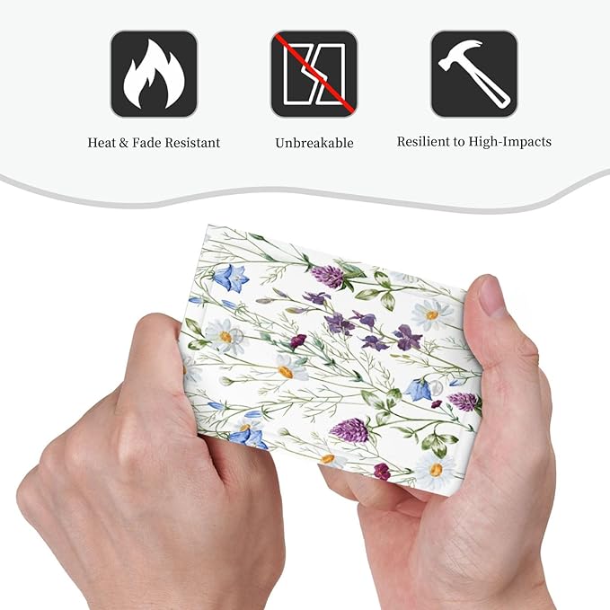 Floral Boho Multicolor Flower Plant Leaves Light Switch Cover Plate 1 Gang No Device Blank Electrical Wall Plates Faceplate Decorative Switch Plate Covers for Bedroom Living Room Decor