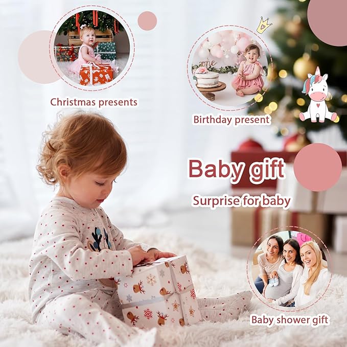 Montessori Toys for 6-12 Months, Baby Toys 6-12-18 Months with Montessori Baby Blocks Toy, Shape Sorting Baby Development Toys for 6+ Month Girls Boys Birthday Chiristmas Gifts