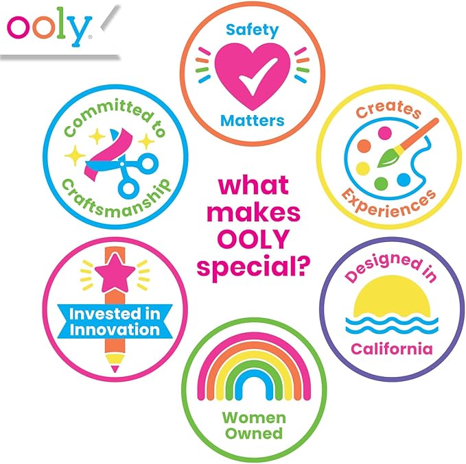 Ooly Scratch & Scribble 10pc Art Kit with 8 Total Scratch Cards (4 Illustrated, 2 Blank, 2 Rainbow) with Scratching Tool and Sparkled Stickers, Art Set Gifts for Kids - Ocean Life