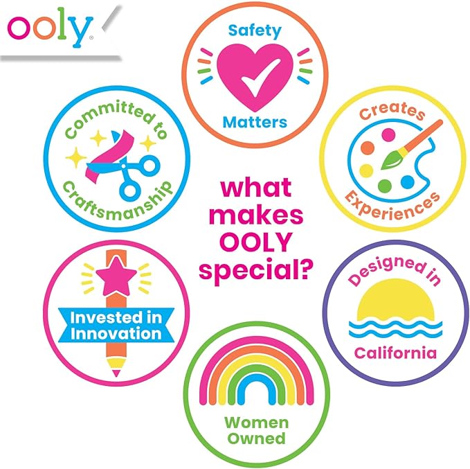 Ooly Mini Scratch & Scribble Art Kit - 6 Card Rainbow Scratch Art Set Gifts for Kids, Travel-Friendly Craft Kit, Scratching Tool Included - Safari Party