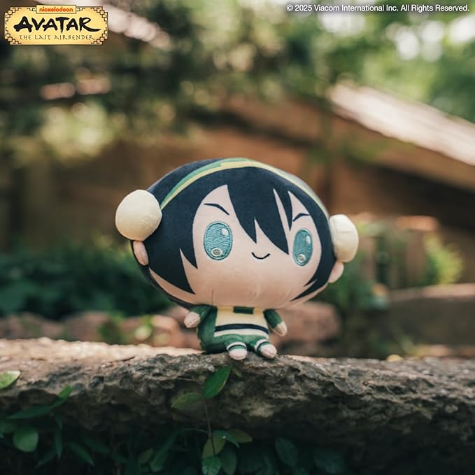 TeeTurtle Cloudheads Toph Plush - 5-Inch Official Avatar The Last Airbender Stuffed Animal with Embroidered Details - Soft Cuddly Plush Toys for Kids, Teens, and Adults