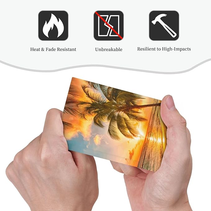 Decorative Light Switch Plate Covers Tropical Beach Ocean Palm Trees Island Hawaiian Sunset Sea Waves Scenery 1 Gang No Device Single Blank Outlet Covers Wall Plate Light Switch Cover Plate