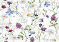 Floral Boho Multicolor Flower Plant Leaves Decorative Switch Plates 3 Gang Wall Plate Triple Toggle Light Switch Cover Faceplate Electrical Wall Panels for Bedroom Living Room Decor