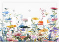 Watercolor Wildflowers Colorful Floral Plant Decorative Switch Plates 3 Gang Wall Plate Triple Toggle Light Switch Cover Faceplate Electrical Wall Panels for Bedroom Living Room Decor
