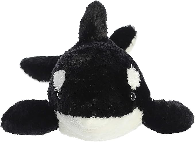 Aurora® Adorable Flopsie™ Splash™ Stuffed Animal - Playful Ease - Timeless Companions - Black 12 Inches