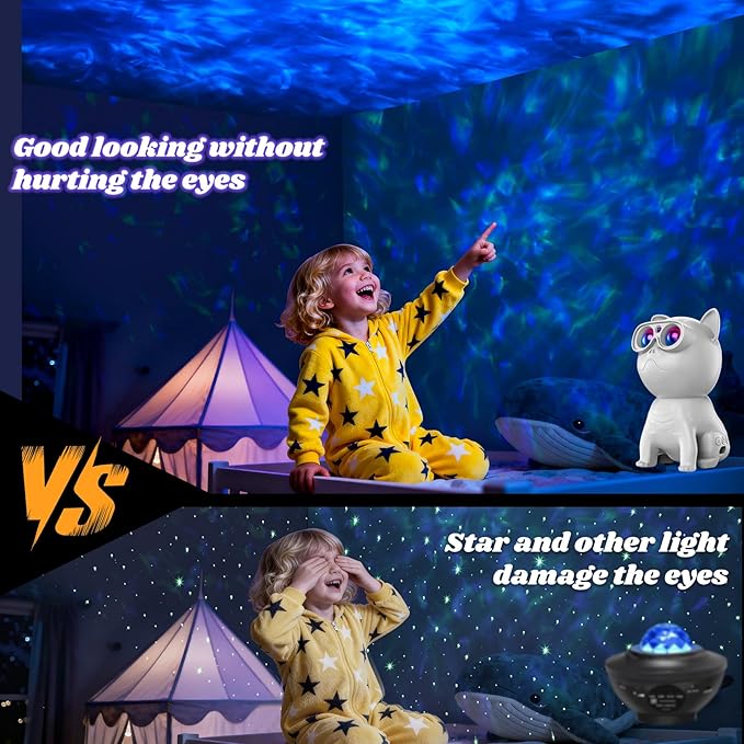 Galaxy Projector for Bedroom, Night Light for Kids, Nebula Ceiling Galaxy Light Projector with Timer and Remote, Gifts for Birthday, Christmas (Oval)