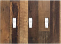 Decorative Switch Plates Natural Wood Brown Wooden Planks 3 Gang Wall Plate Triple Toggle Light Switch Cover Faceplate Electrical Wall Panels For Farmhouse Cabin Decor