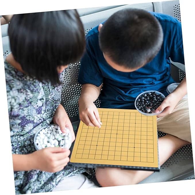 2PCS Portable Wooden Game for Boys and Girls and Adults Double-Sided Folding Chessboard for Travel and Family Entertainment