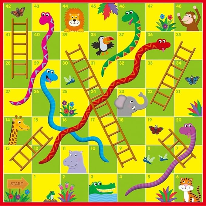 Galt Toys, Giant Snakes & Ladders Puzzle, for Ages 36