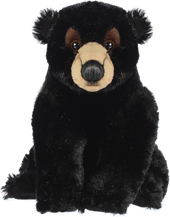 Aurora® Adorable Flopsie™ Blackstone™ Stuffed Animal - Used to Create Imaginative Play Adventures - Perfect for Birthdays, Kids and Adults, All Ages - Black 10 Inches