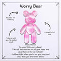 Aesnefe Pocket Bear Hug, Anxiety Relief Gifts, Mental Health Positivity Gift for Men Women, Autism Fidget Gifts, Stress Relief Gift for Her, Thoughtful Present for School Anxiet, Light Pink