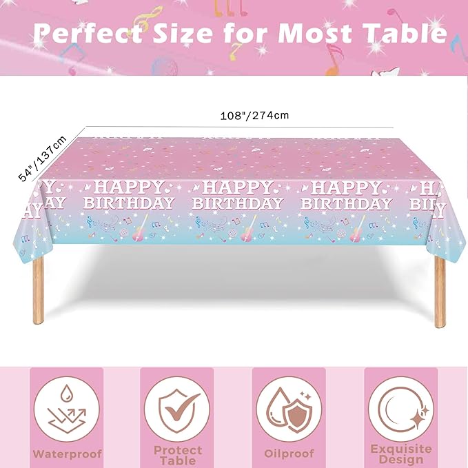 Girls Birthday Party Tableware Set,Birthday Paper Plates and Napkins Party Supplies,Pink Gold Cheers to Girls Party Decorations,Serve 25