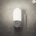 LOHAS Night Lights Plug into Wall [𝟮 𝙋𝙖𝙘𝙠], Auto Dusk to Dawn sensor, 0.6W Dimmable LED Nightlights, Daylight White 5000K, 30/60lm Small Night Light for Hallway, Kids, Adults, Bathroom, Stairs