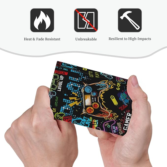Gamer Video Game Themed Cool Controller Print Light Switch Cover Plate 1 Gang No Device Blank Electrical Wall Plates Faceplate Decorative Switch Plate Covers for Kids Room Office Decor